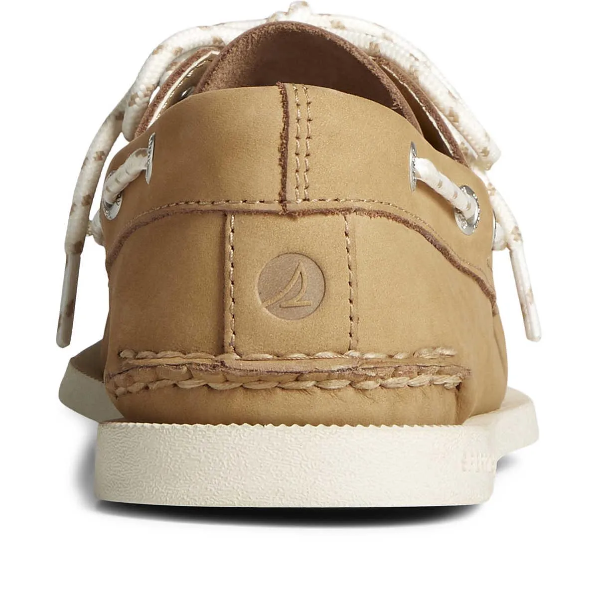 Sperry Topsider A/O 2-Eye Nautical Nubuck Bronzer White STS25722 Casual Shoes