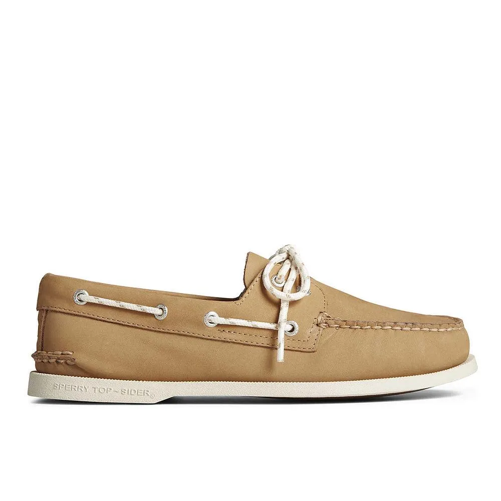 Sperry Topsider A/O 2-Eye Nautical Nubuck Bronzer White STS25722 Casual Shoes