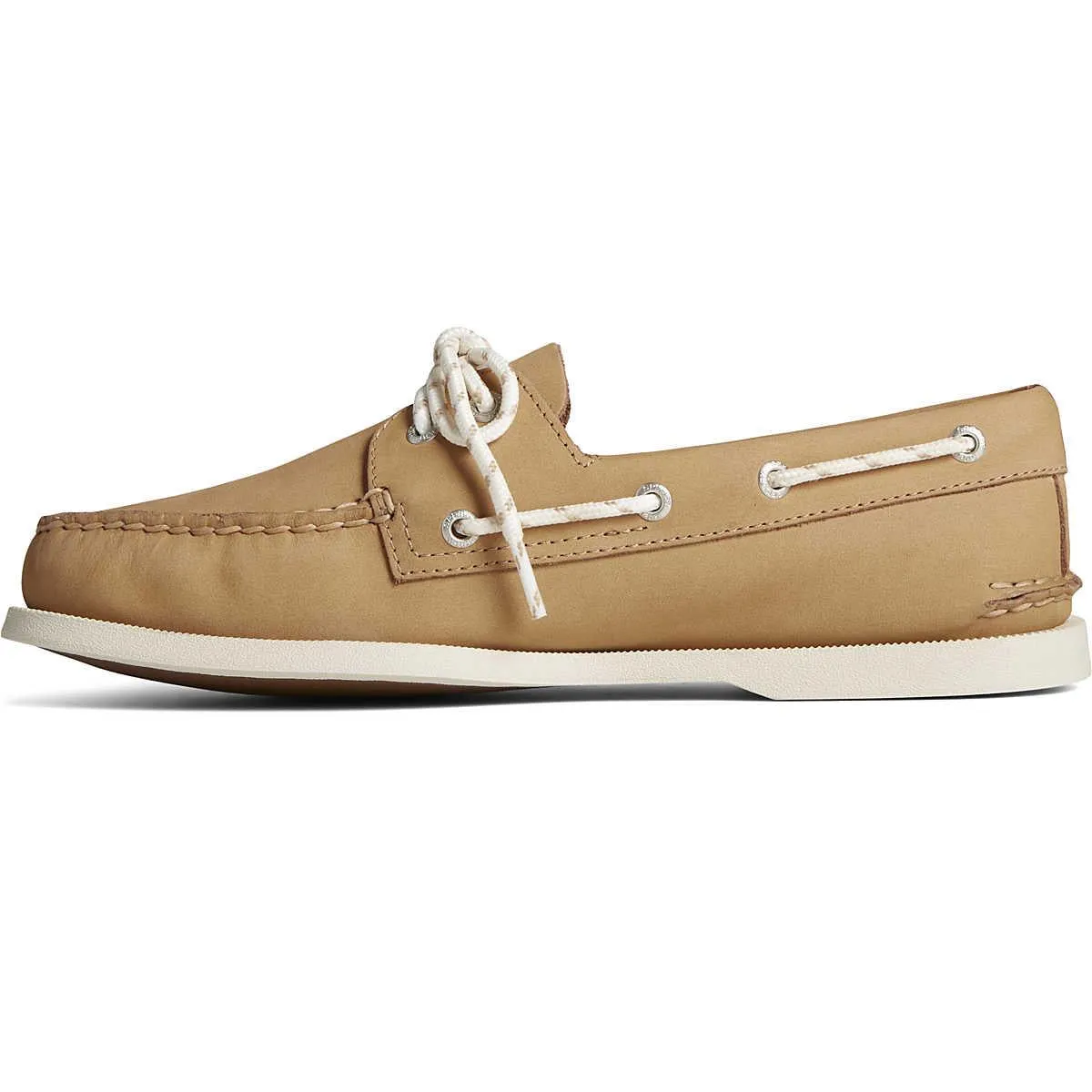 Sperry Topsider A/O 2-Eye Nautical Nubuck Bronzer White STS25722 Casual Shoes