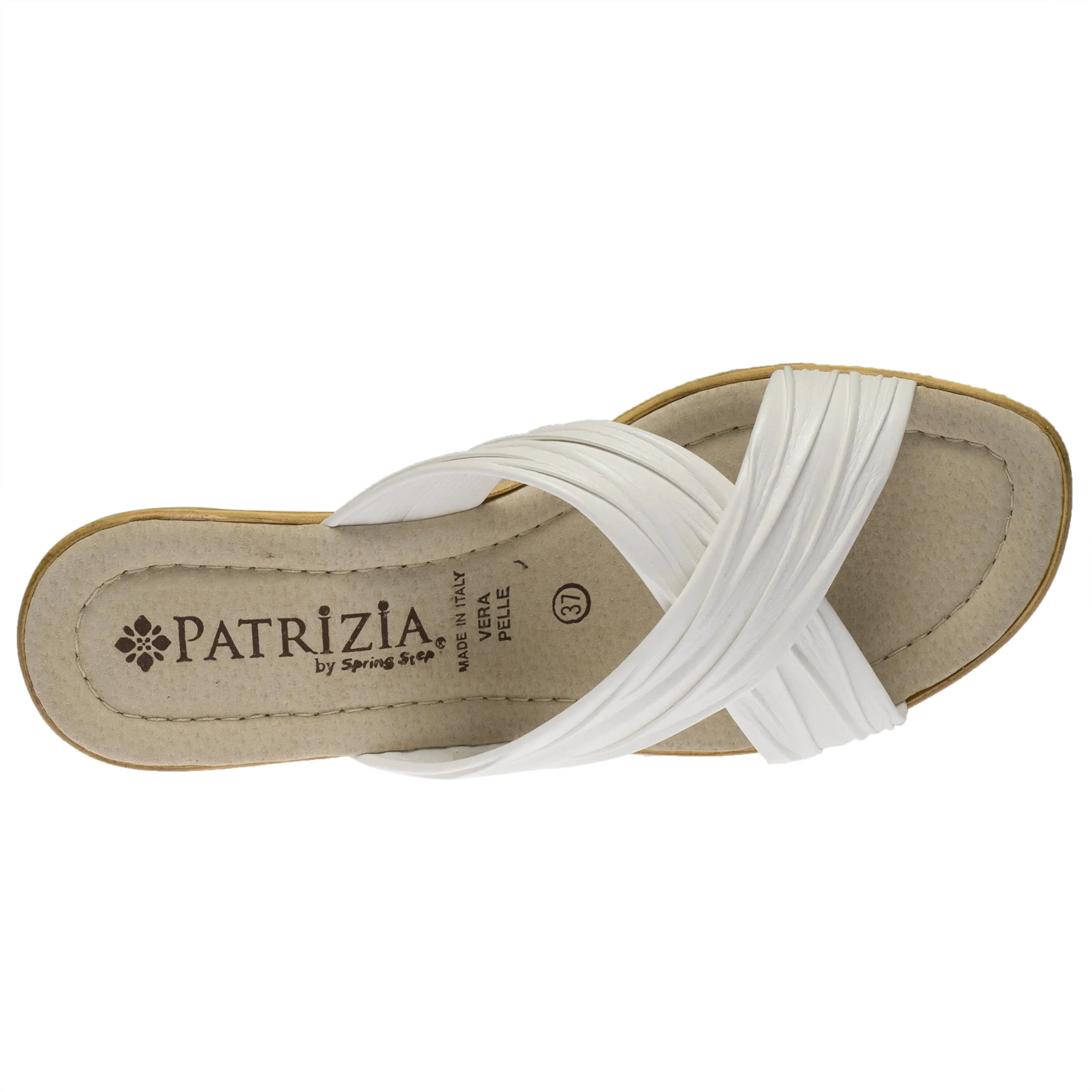 Spring Step Shoes  Patrizia Marge Slide Sandal Women’s Vegan Leather 2.25" Heel