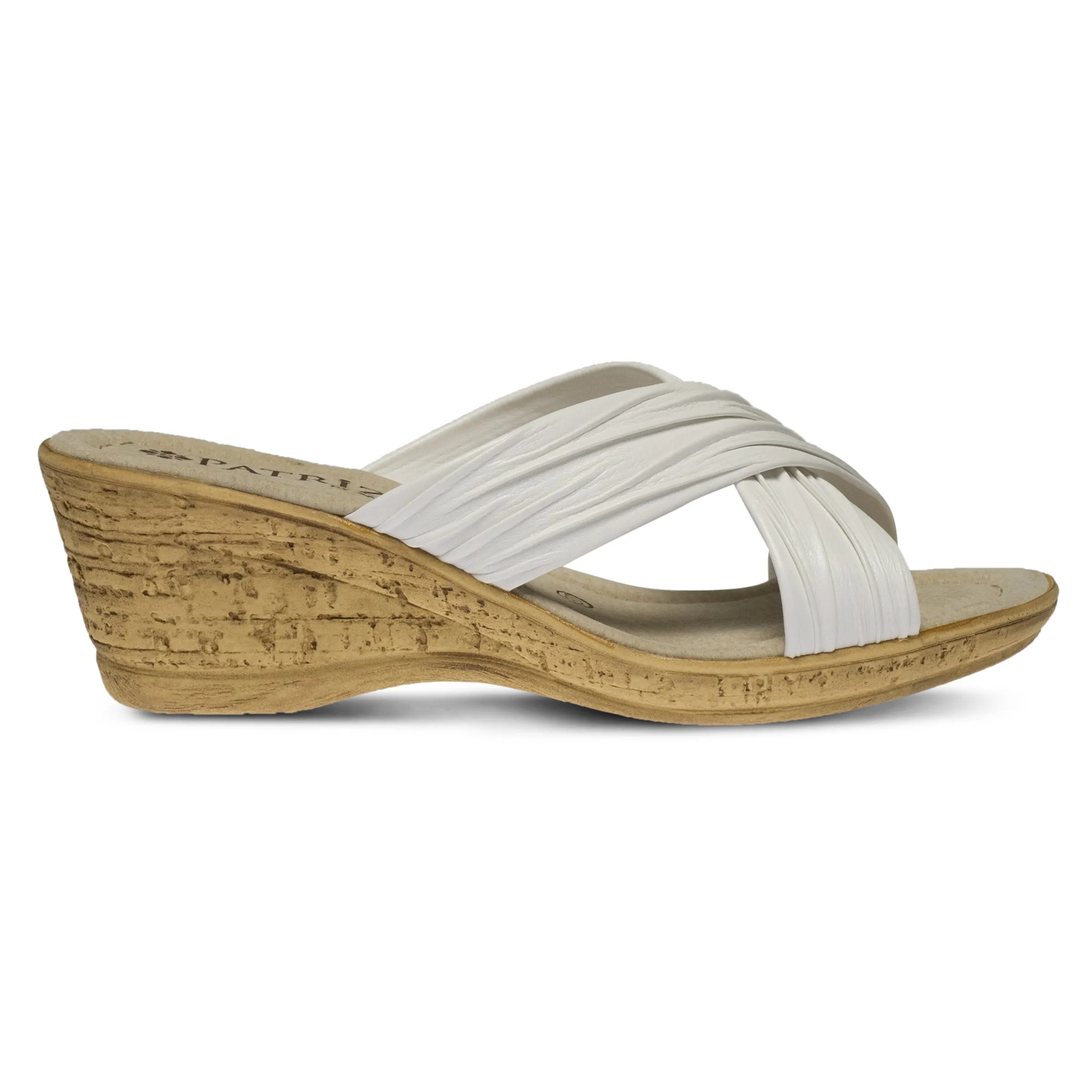 Spring Step Shoes  Patrizia Marge Slide Sandal Women’s Vegan Leather 2.25" Heel