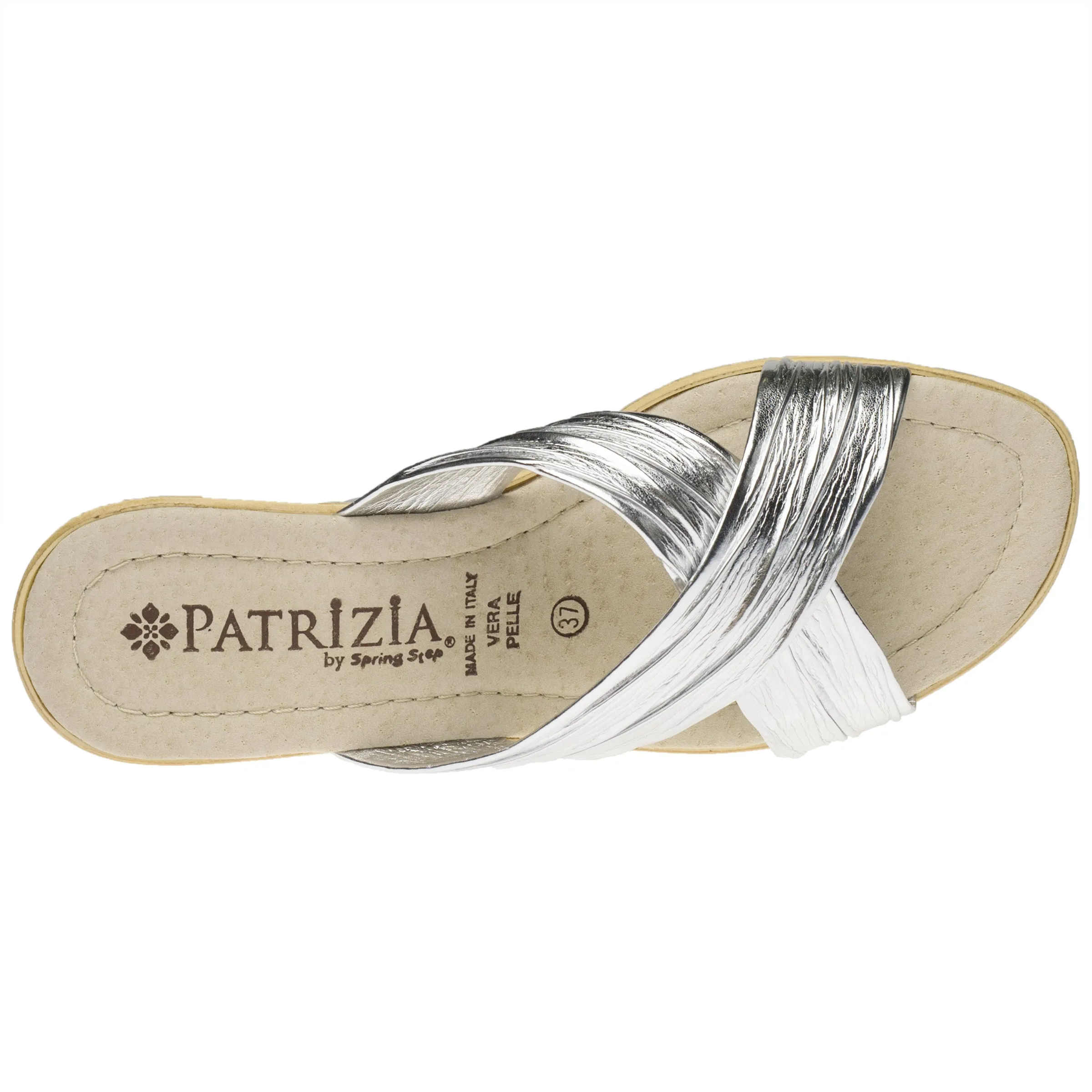 Spring Step Shoes  Patrizia Marge Slide Sandal Women’s Vegan Leather 2.25" Heel