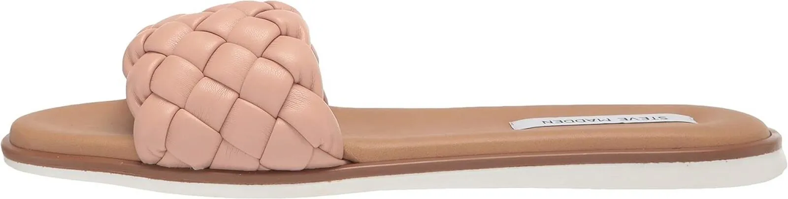 Steve Madden Women's Paislee Flat Sandal PAIS01S1 Blush Pink 7M