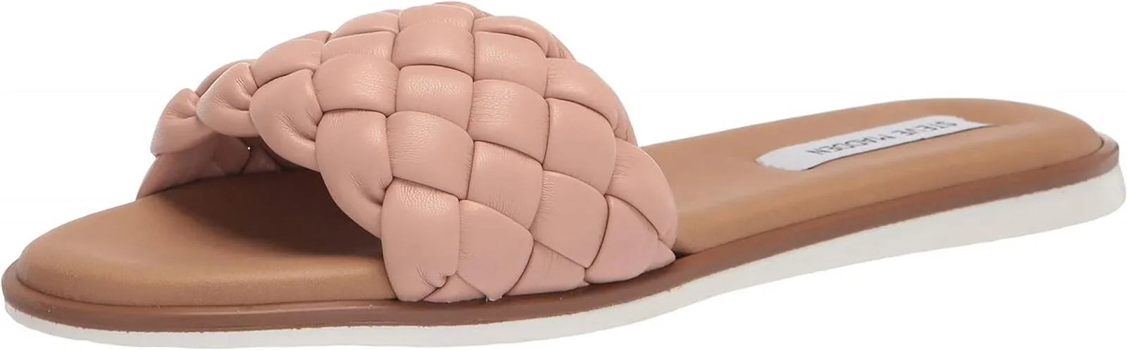 Steve Madden Women's Paislee Flat Sandal PAIS01S1 Blush Pink 7M