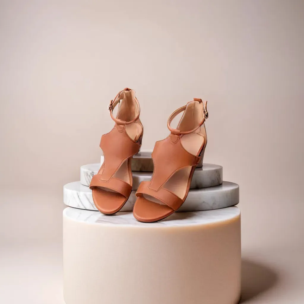 Strappy Wedge Sandals | Comfortable & Stylish | Adjustable Strap