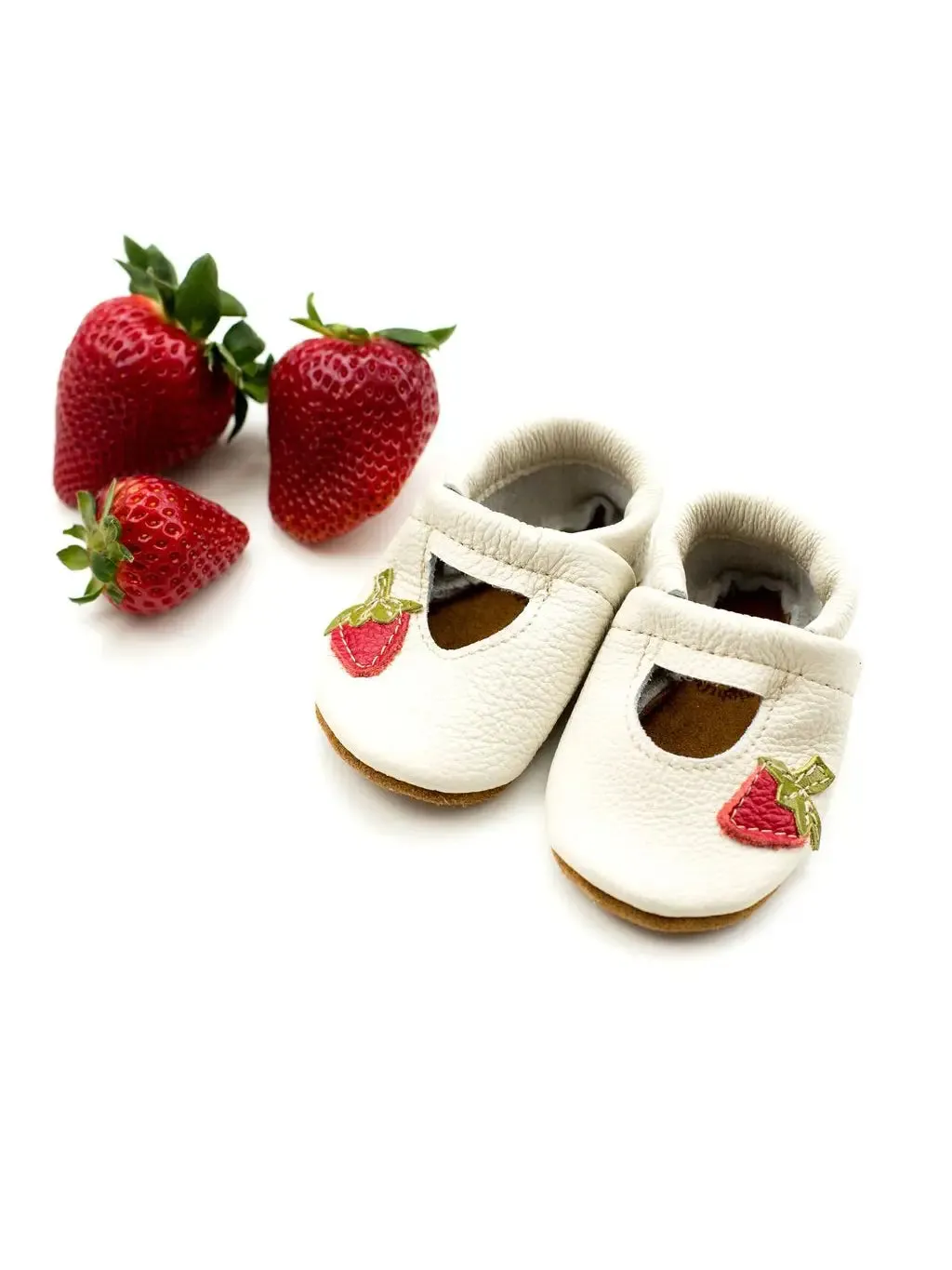 Strawberries Mary Janes Moccasins