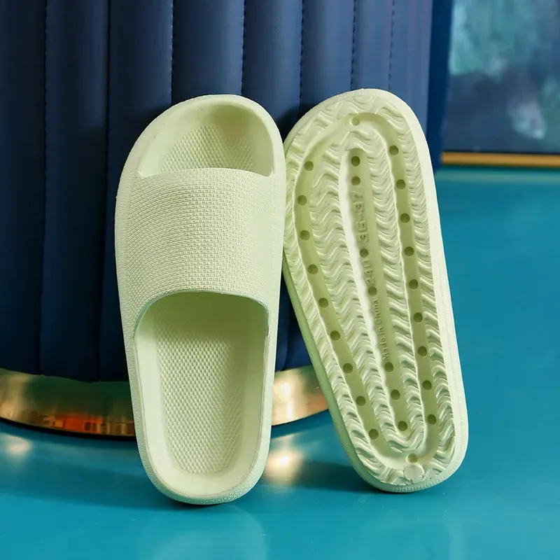 Summer Slippers Men Women EVA Soft Bottom Indoor Home Slides Sandals Light Beach Shoes Male Slippers Flip Flops