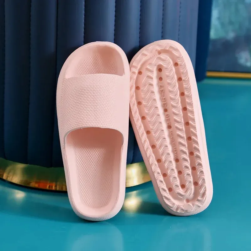 Summer Slippers Men Women EVA Soft Bottom Indoor Home Slides Sandals Light Beach Shoes Male Slippers Flip Flops