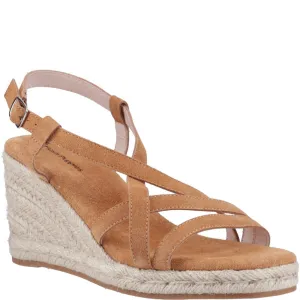 Tan Jenny Espadrille Wedge Sandals