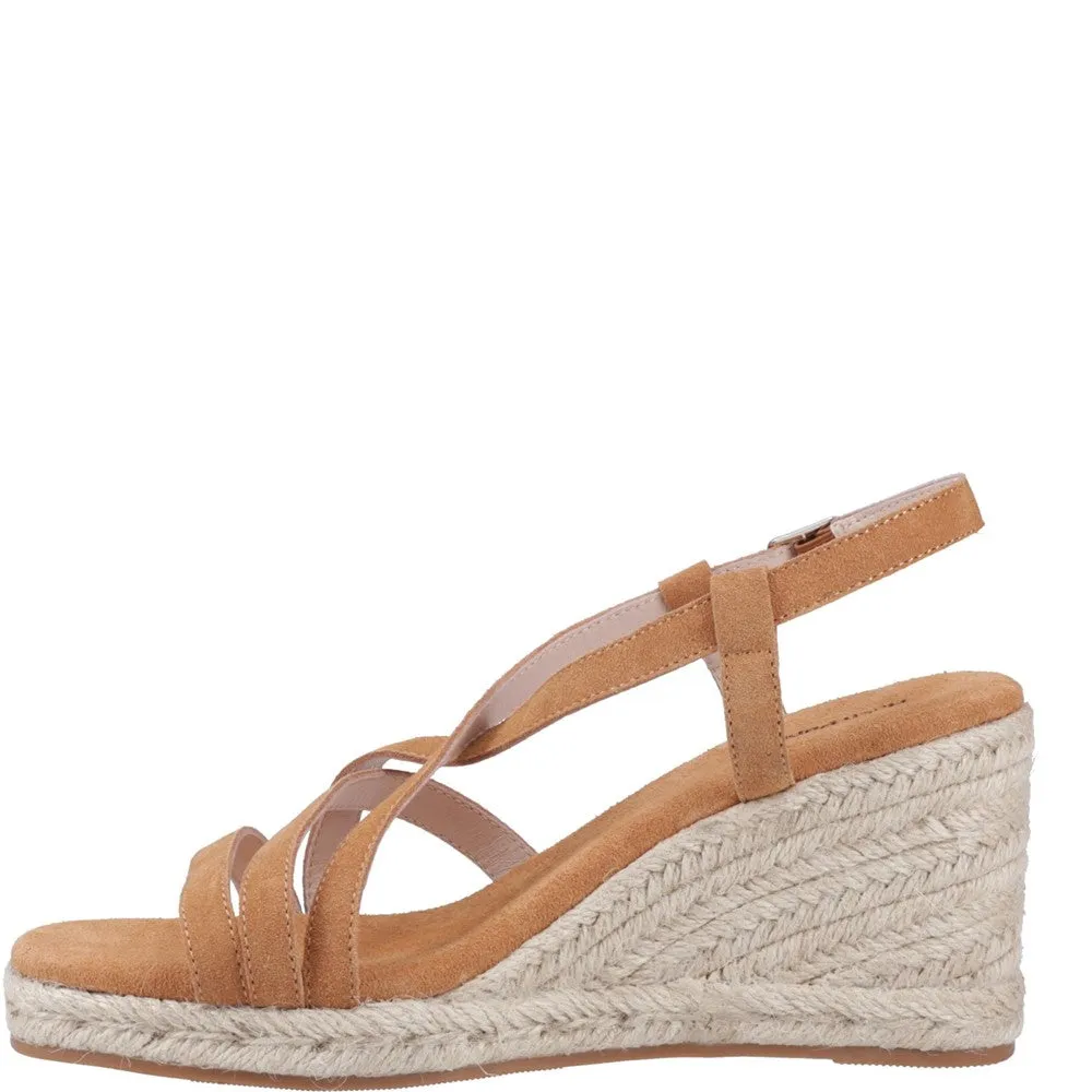 Tan Jenny Espadrille Wedge Sandals