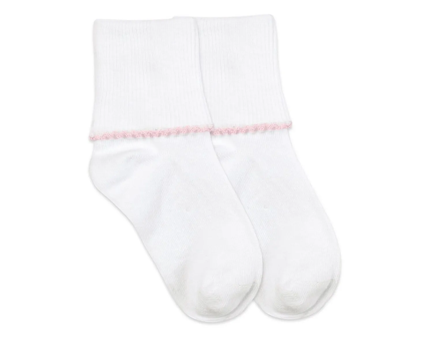 Tatted Edge Turn Cuff Socks