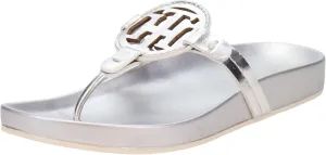 Tommy Hilfiger Relina Silver Tone Womens Sandal TWRELINA Silver 6.5M