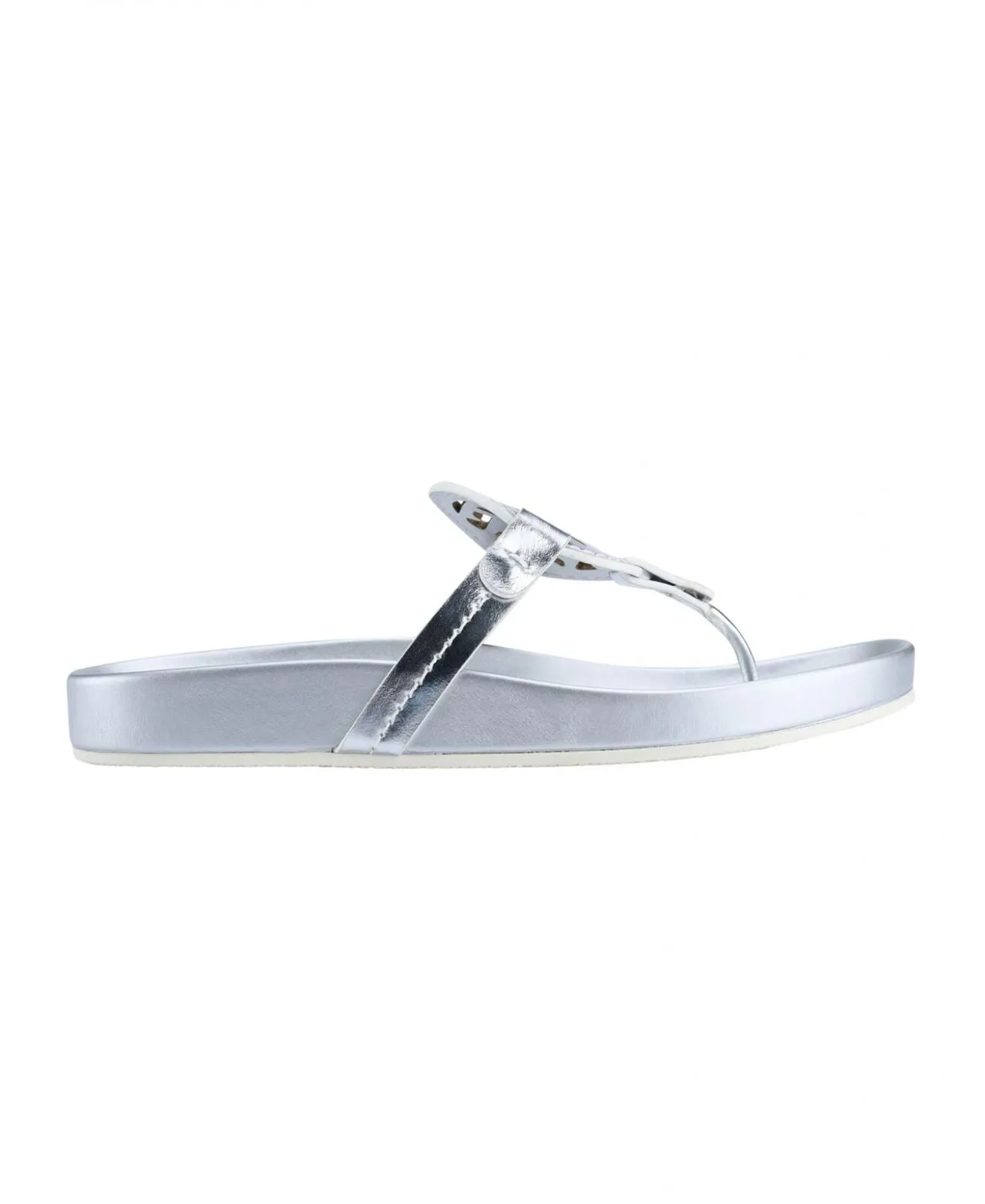 Tommy Hilfiger Relina Silver Tone Womens Sandal TWRELINA Silver 6.5M