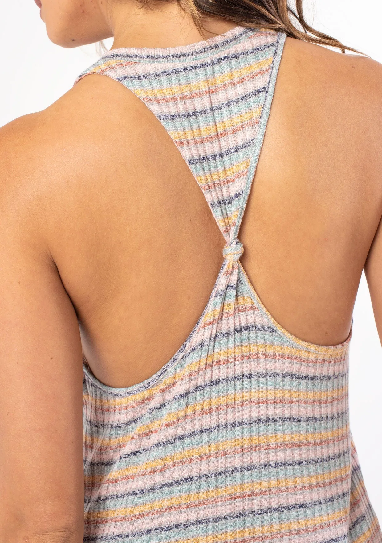 Twisted Racerback Tank Dress