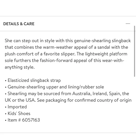 🔥🔥UGG Oh Yeah Genuine Shearling Slingback Slipper