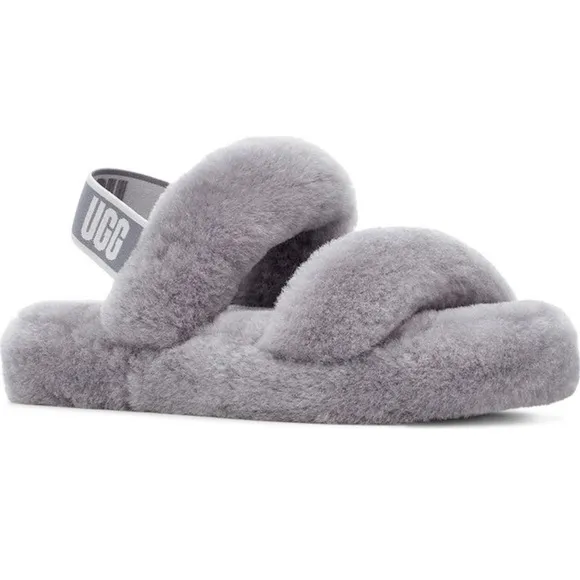 🔥🔥UGG Oh Yeah Genuine Shearling Slingback Slipper