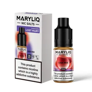 USA MIX 10ML E-LIQUID NICOTINE SALT BY MARYLIQ - LOST MARY