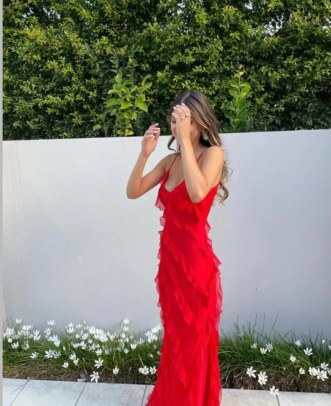 Vienna | Ruffle Maxi Dress