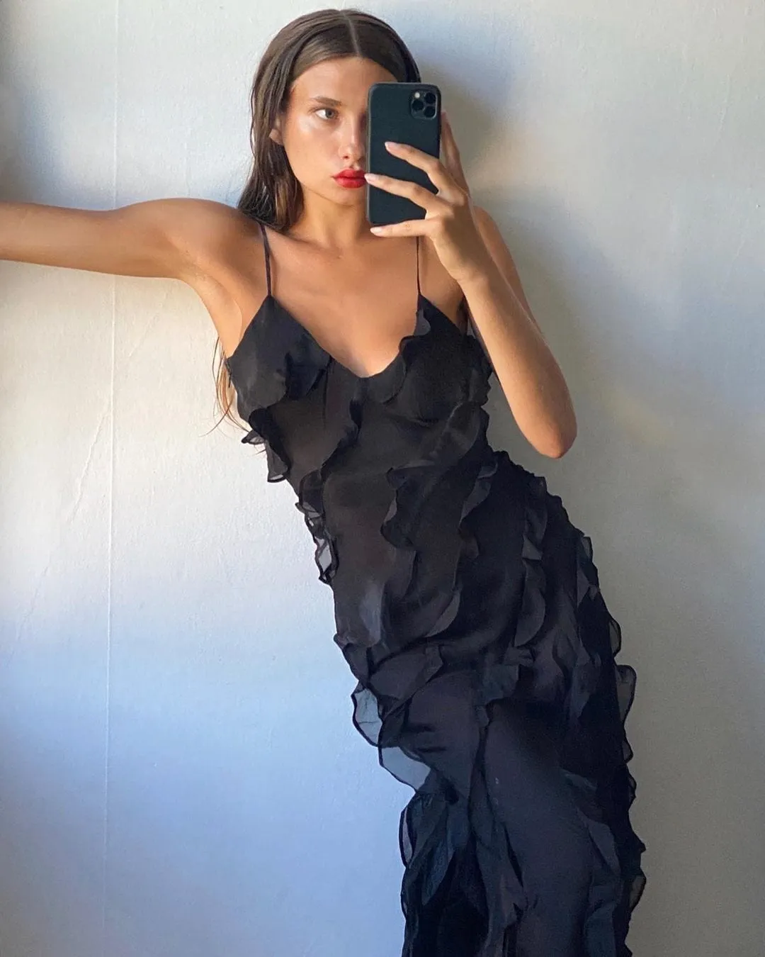 Vienna | Ruffle Maxi Dress