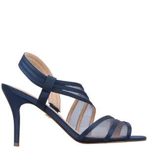 VITALIA-NAVY CRYSTAL SATIN