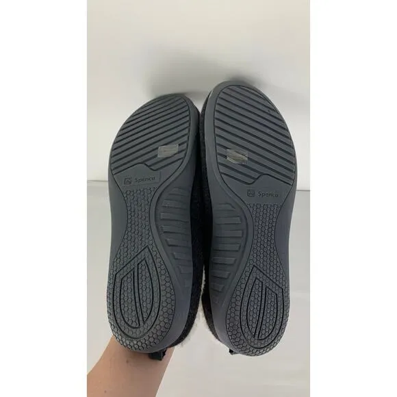 WACO Spenco Mens Dundee Orthotic Slipper 12EE Black Boiled Wool Extra Wide