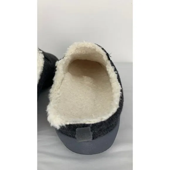 WACO Spenco Mens Dundee Orthotic Slipper 12EE Black Boiled Wool Extra Wide