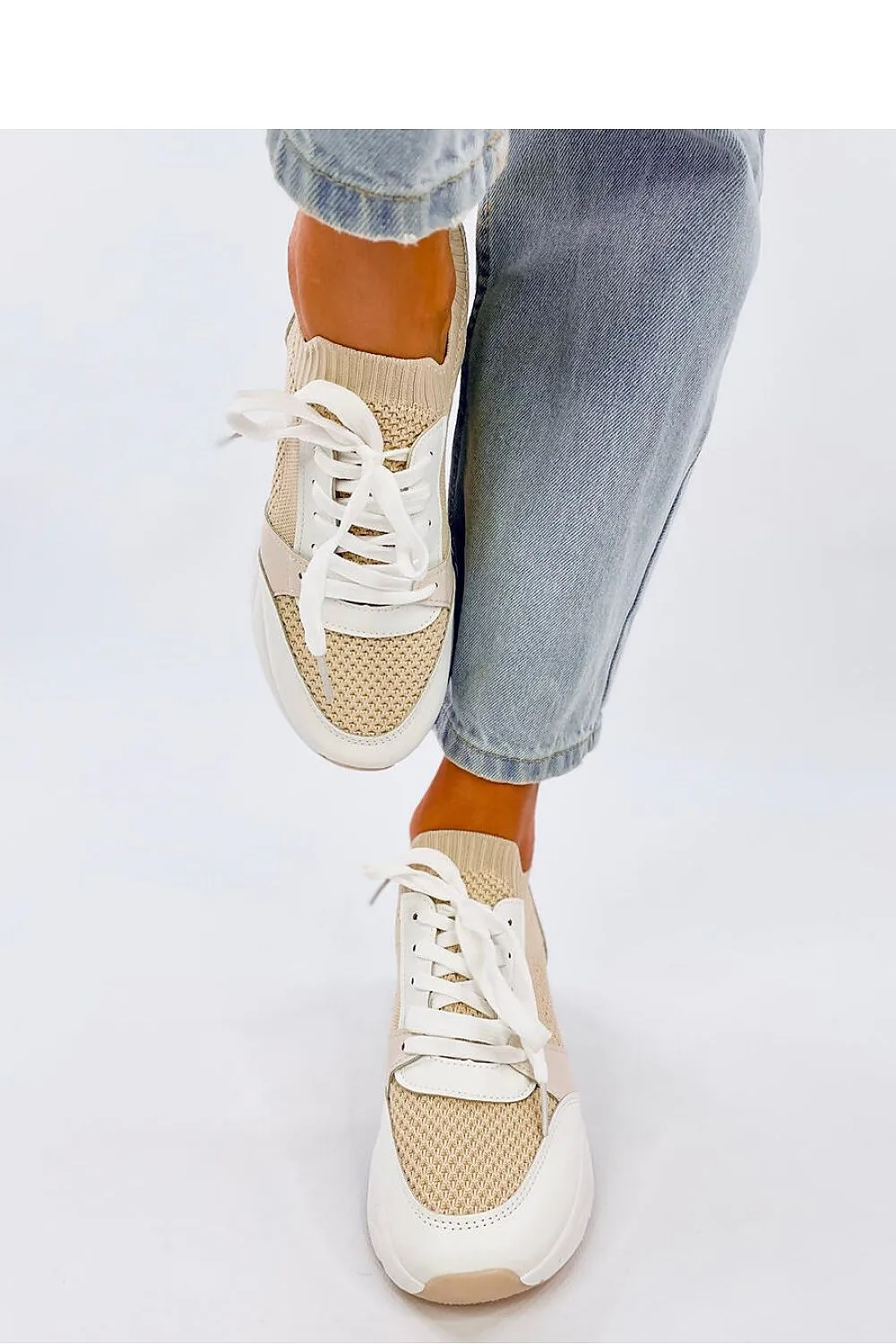 Wedge heel sneakers