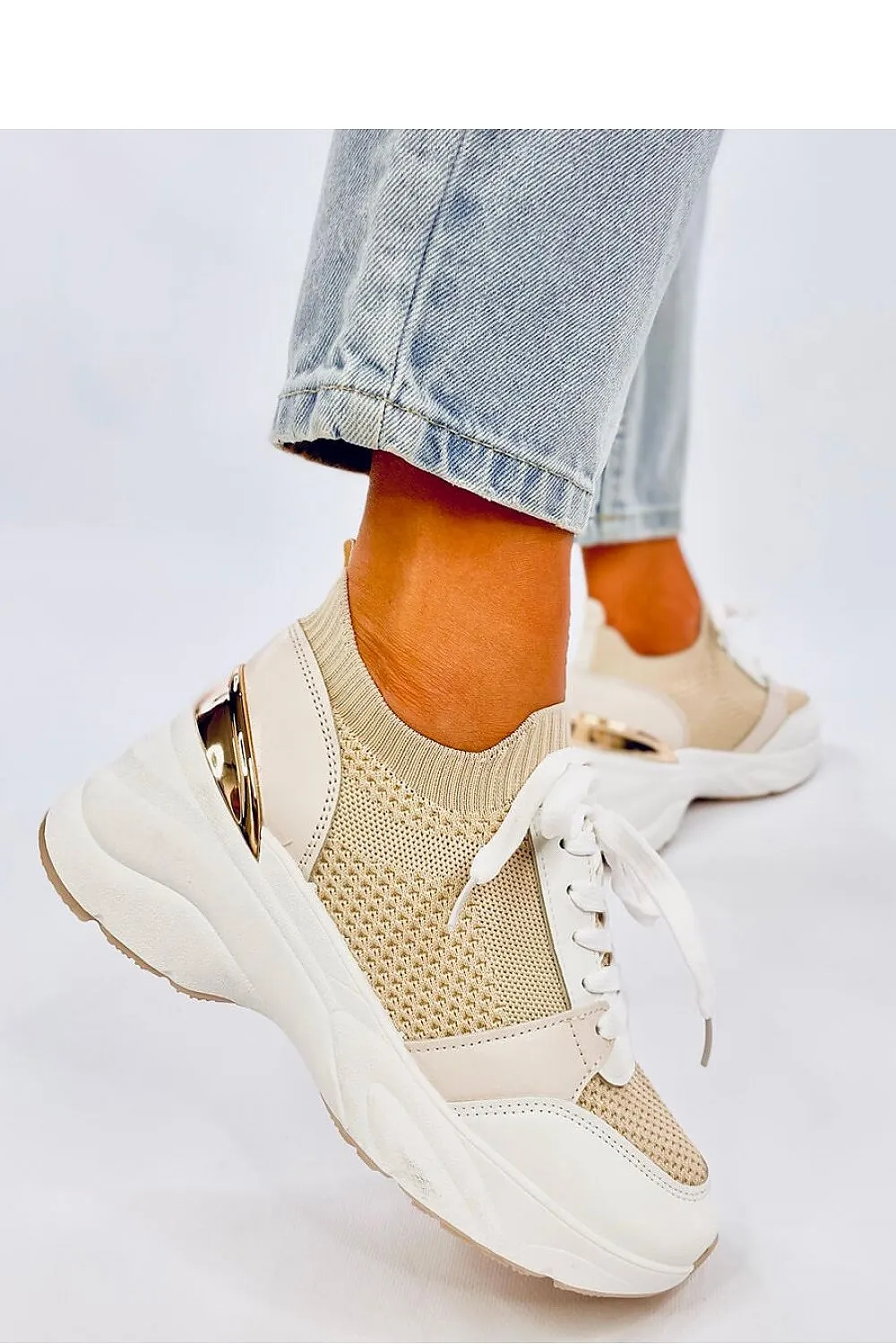 Wedge heel sneakers