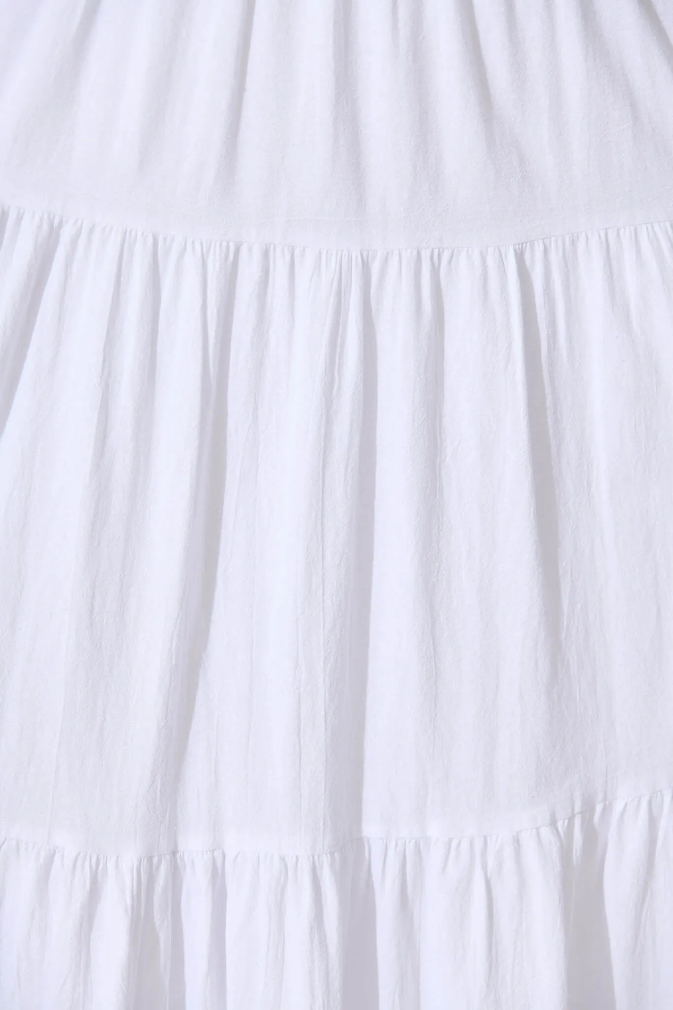 White Elegant Midi Dress
