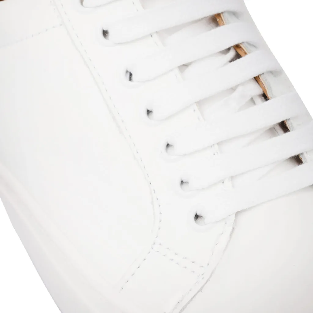 Women's Leather Sneakers - White