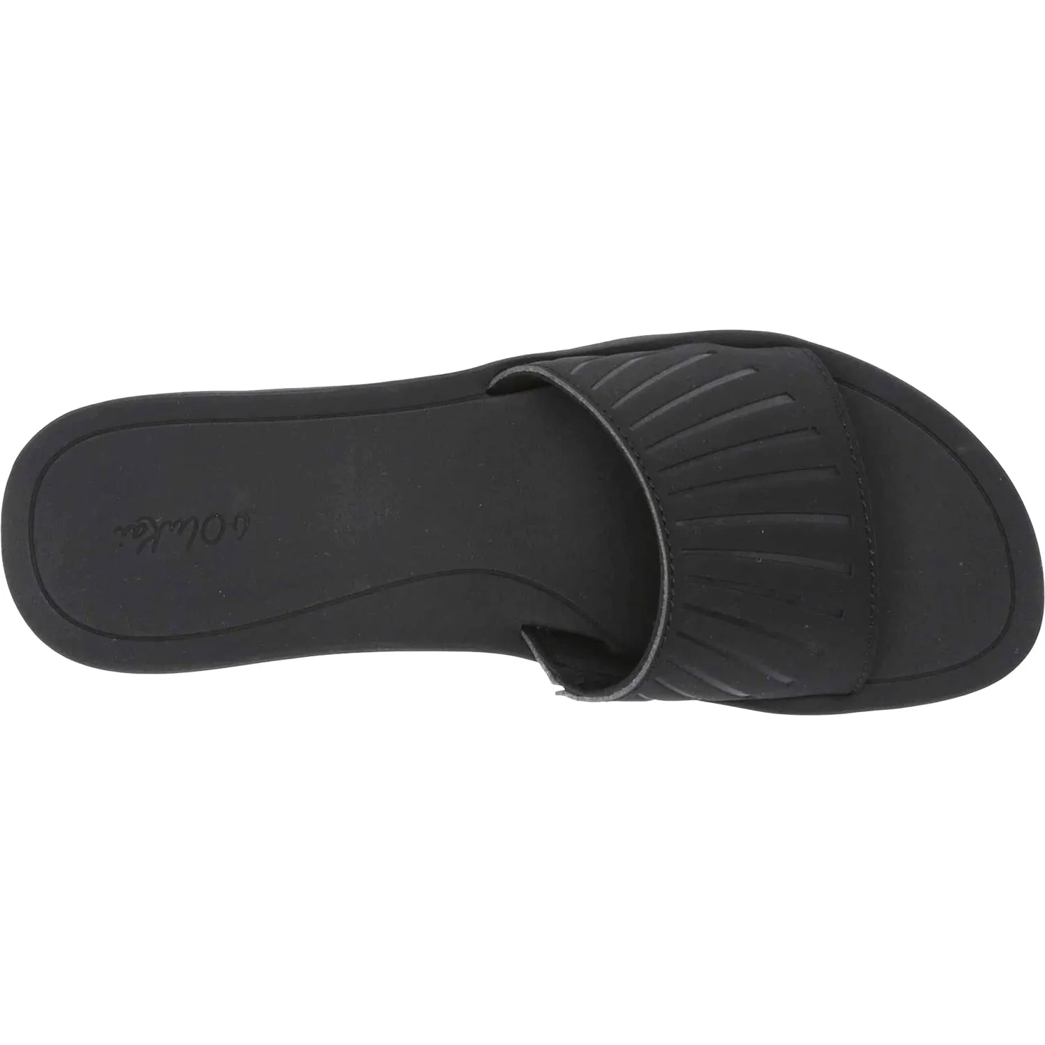 Women's OluKai Halu'a Black Synthetic