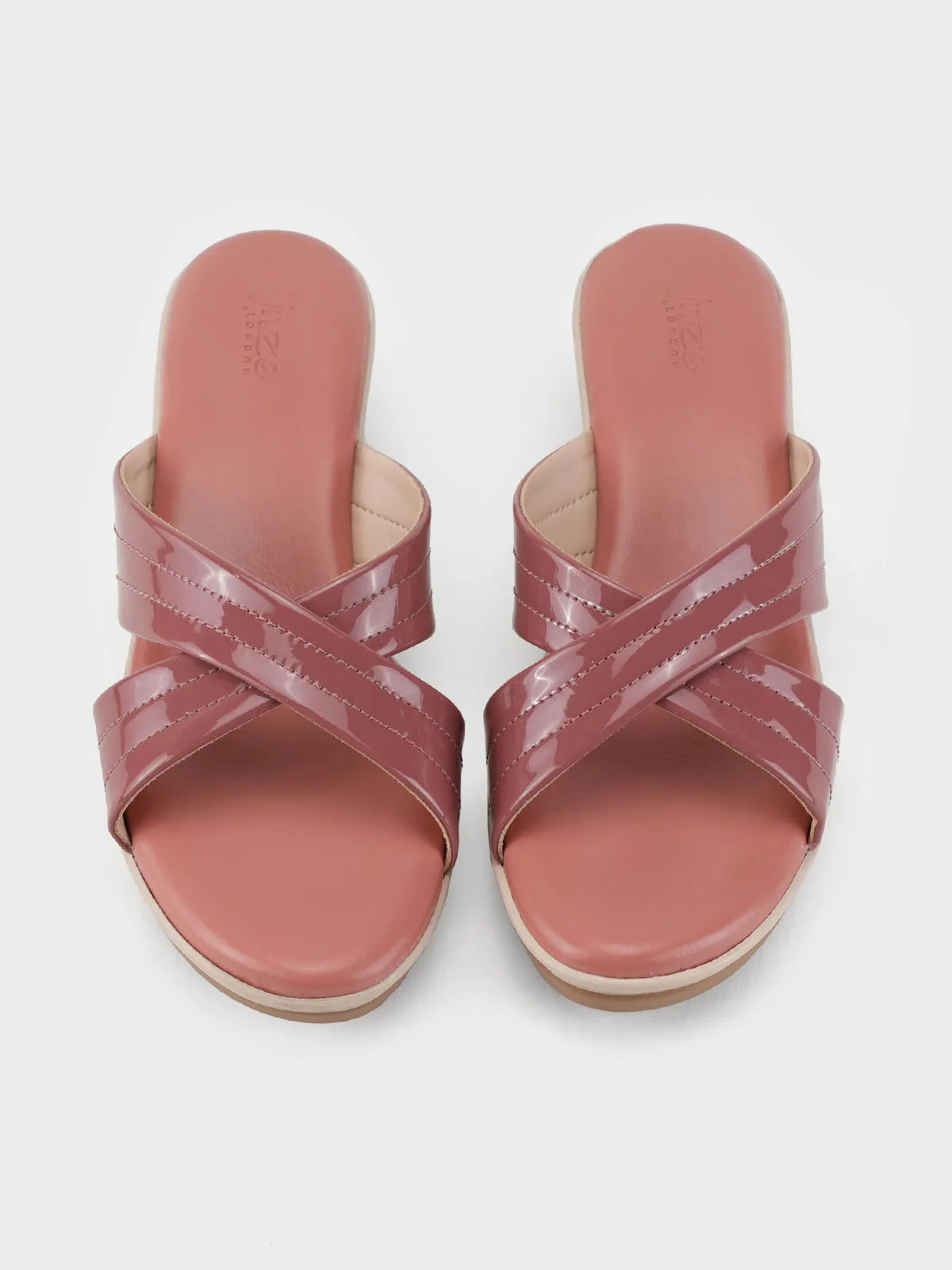 Women's "LIAMA" Crossover Comfort Slippers