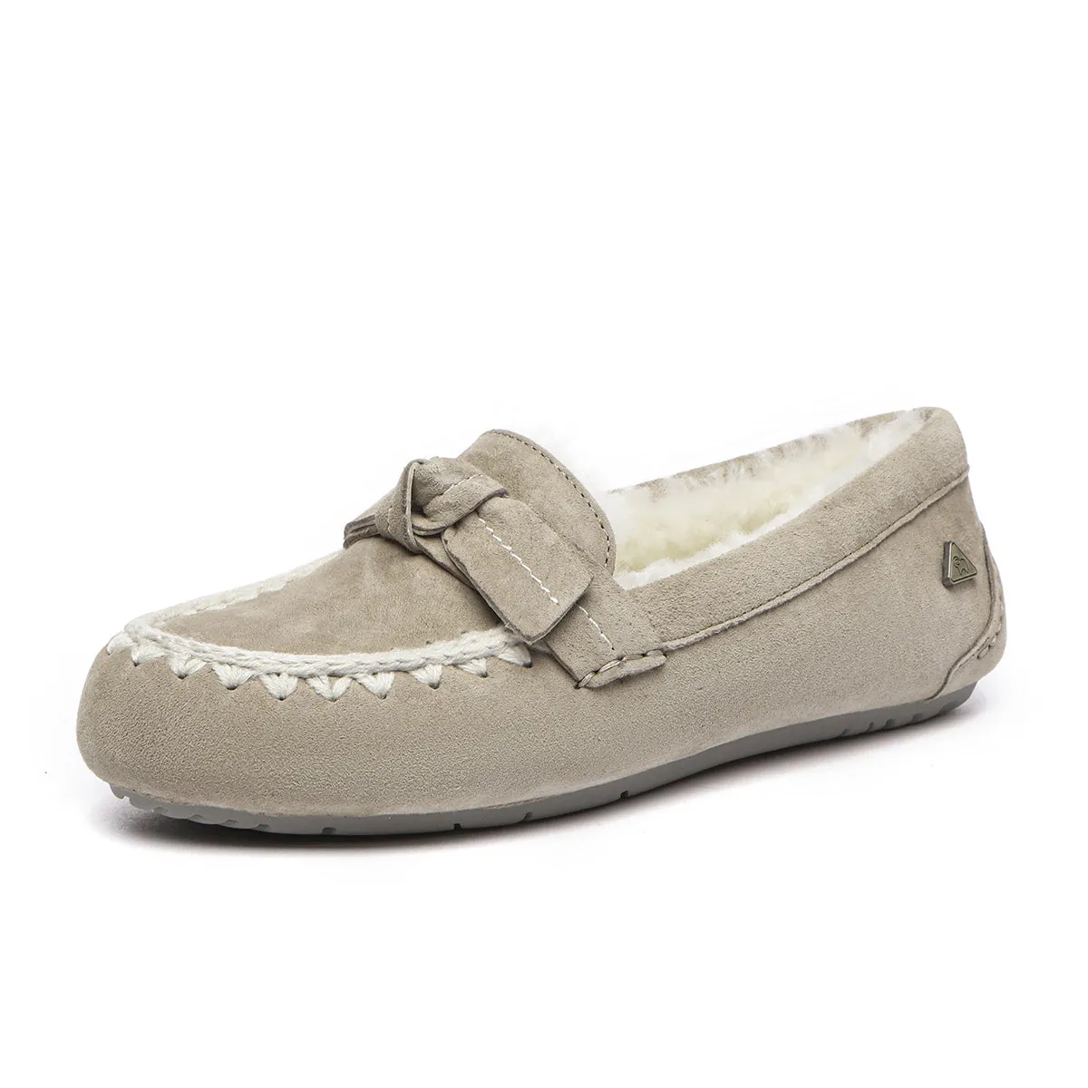 Woven Bow Moccasin