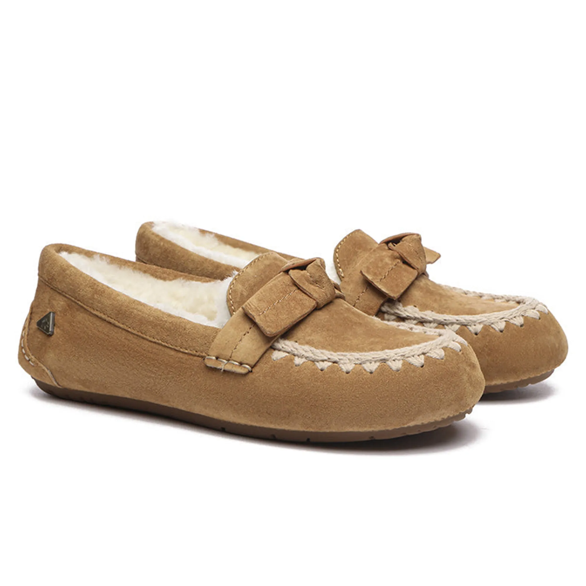Woven Bow Moccasin