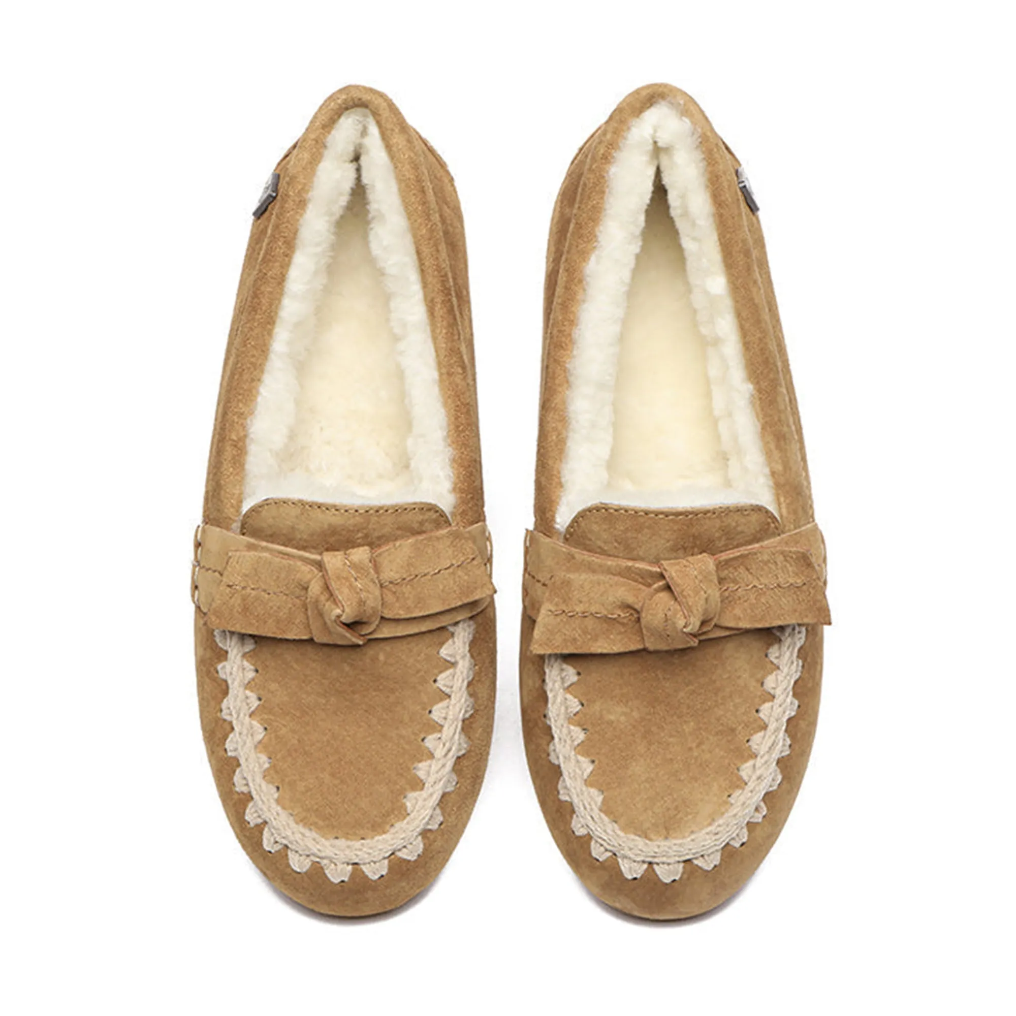 Woven Bow Moccasin