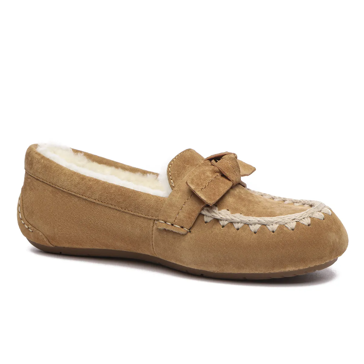 Woven Bow Moccasin