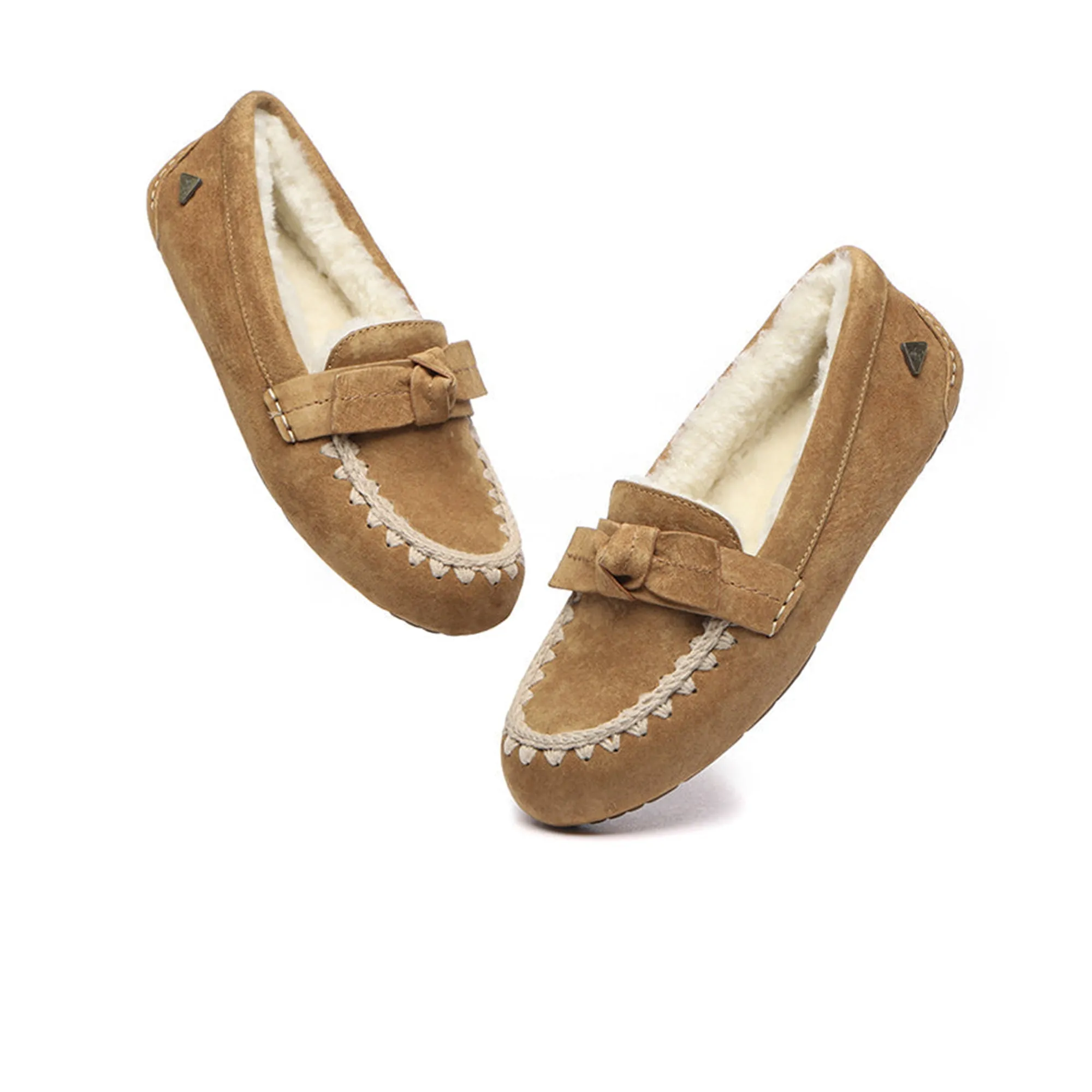Woven Bow Moccasin