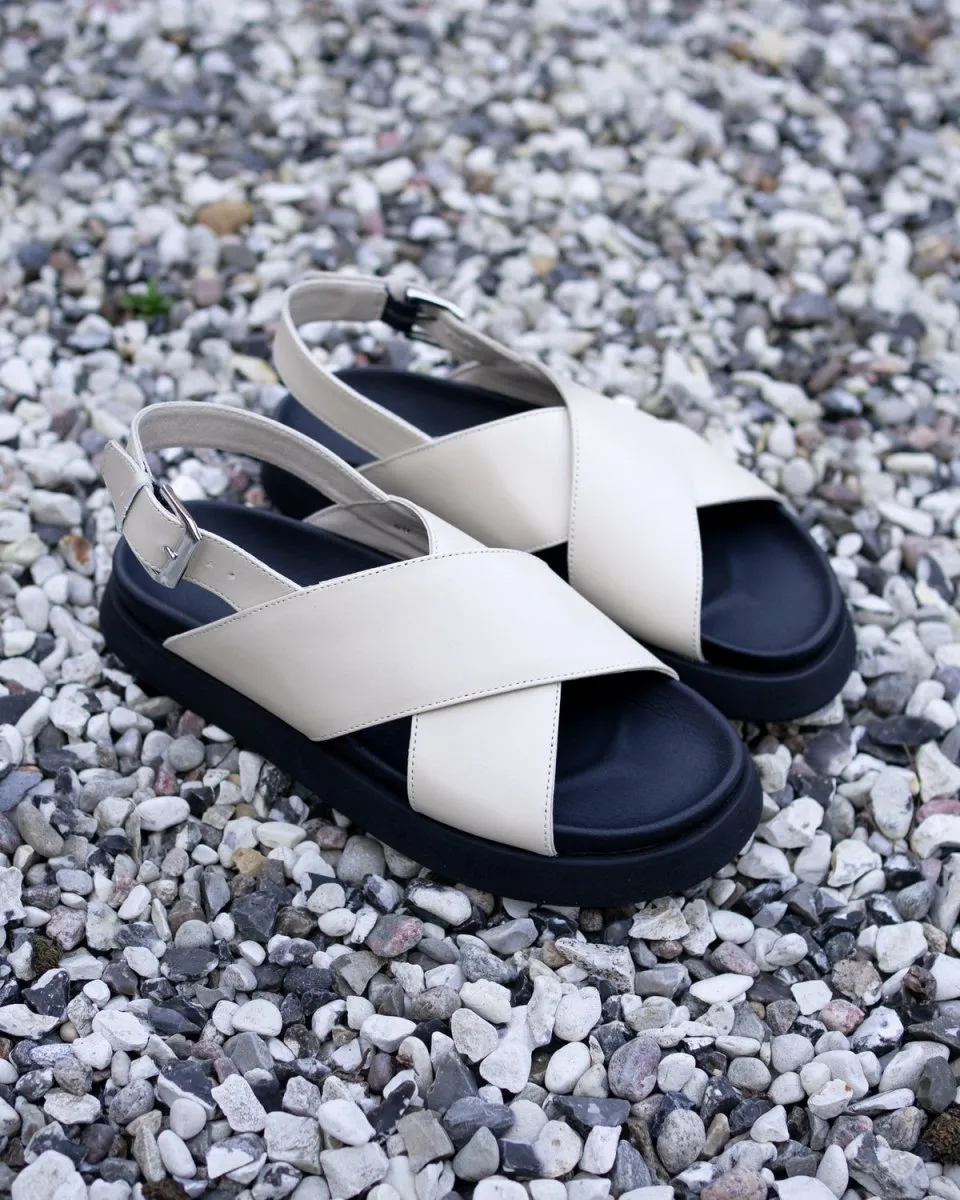 Yodi - Off White Leather