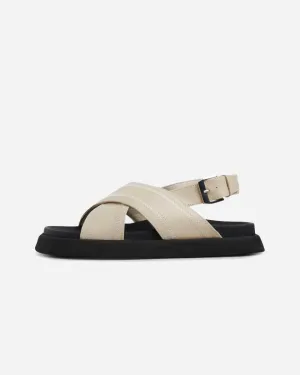 Yodi Stitched - Off White Leather